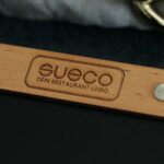 Menüboard Leder & Holz - A5 - mit Logogravur