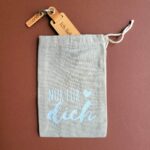 Canvasbeutel Geschenkverpackung mit Spruch - 15x10cm