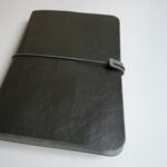 Notizbuchhülle_2 personalisiertes Notizbuch Leder A5 - Ledereinband & nachfüllbar